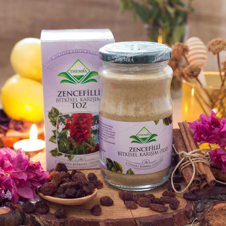 ZENCEFİLLİ BİTKİSEL KARIŞIMLI TOZ 26.39 TL + KDV / Naturel DoğaDoğal