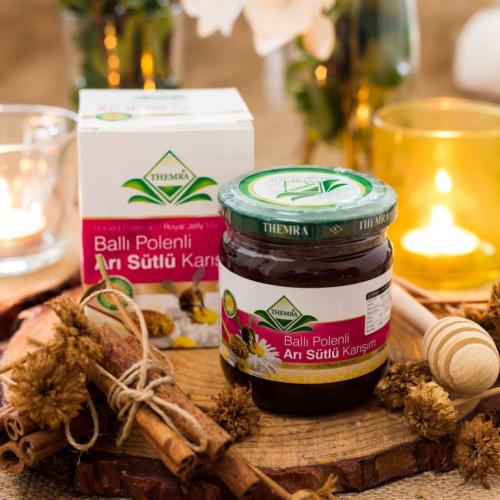 Bal Polen Arı Sütü Karışımı 14400 mg (240 Gr)
