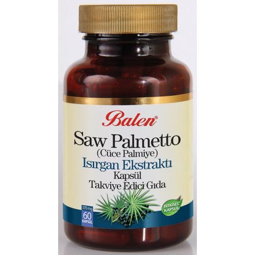 Balen Saw Palmetto & Isırgan Ekstratlı & Çinko Kapsülü 