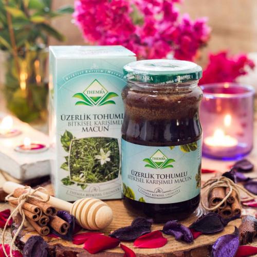 ÜZERLİK TOHUMLU BİTKİSEL KARIŞIMLI MACUN 