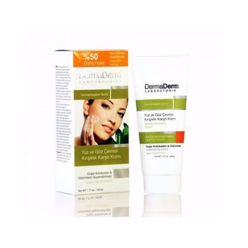 DERMADERM YÜZ VE GÖZ ÇEVRESİ KIRIŞIKLIĞA KARŞI KREM