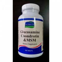 NUTRIVITA NUTRITION - Glucosamine Chondrotin&MSM 180 TABLET