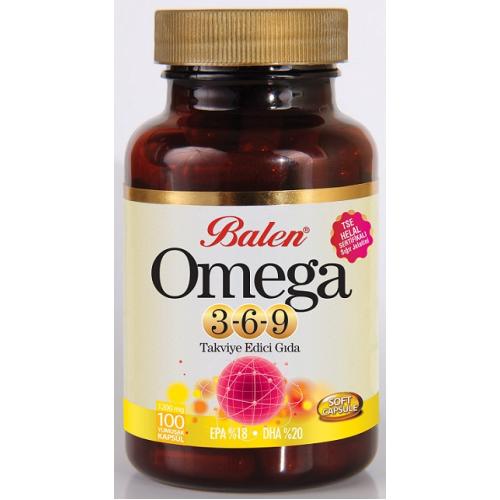 Balen  Omega 3-6-9 1200 mg 100 Kapsül